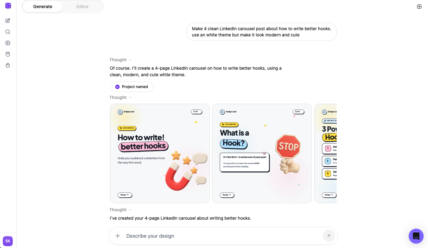 Use DesignLumo to Rebuild the Carousel Quickly